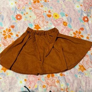 Elegant Brown Kids Skirt